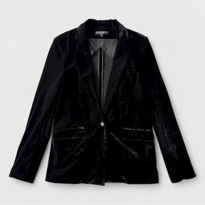 Central Park West - Velvet Blazer - Black